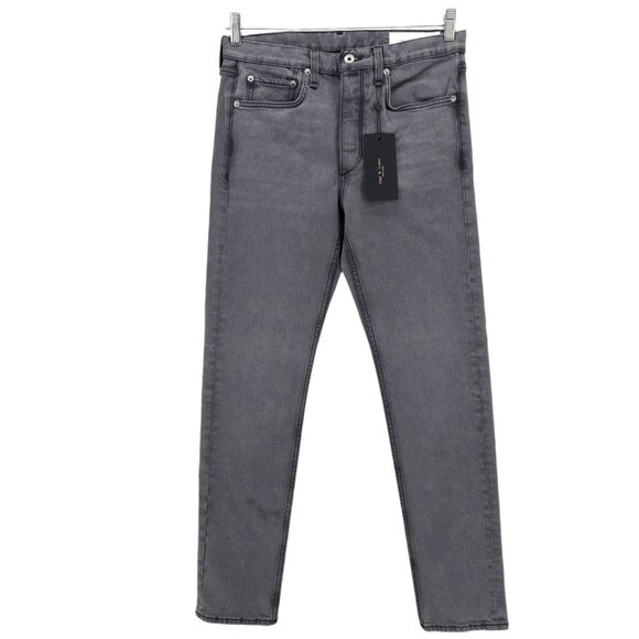 RAG & BONE Fit 2 Slim Stretch Jeans Denim Greyson Grey Size 30x32 - Picture 1 of 11